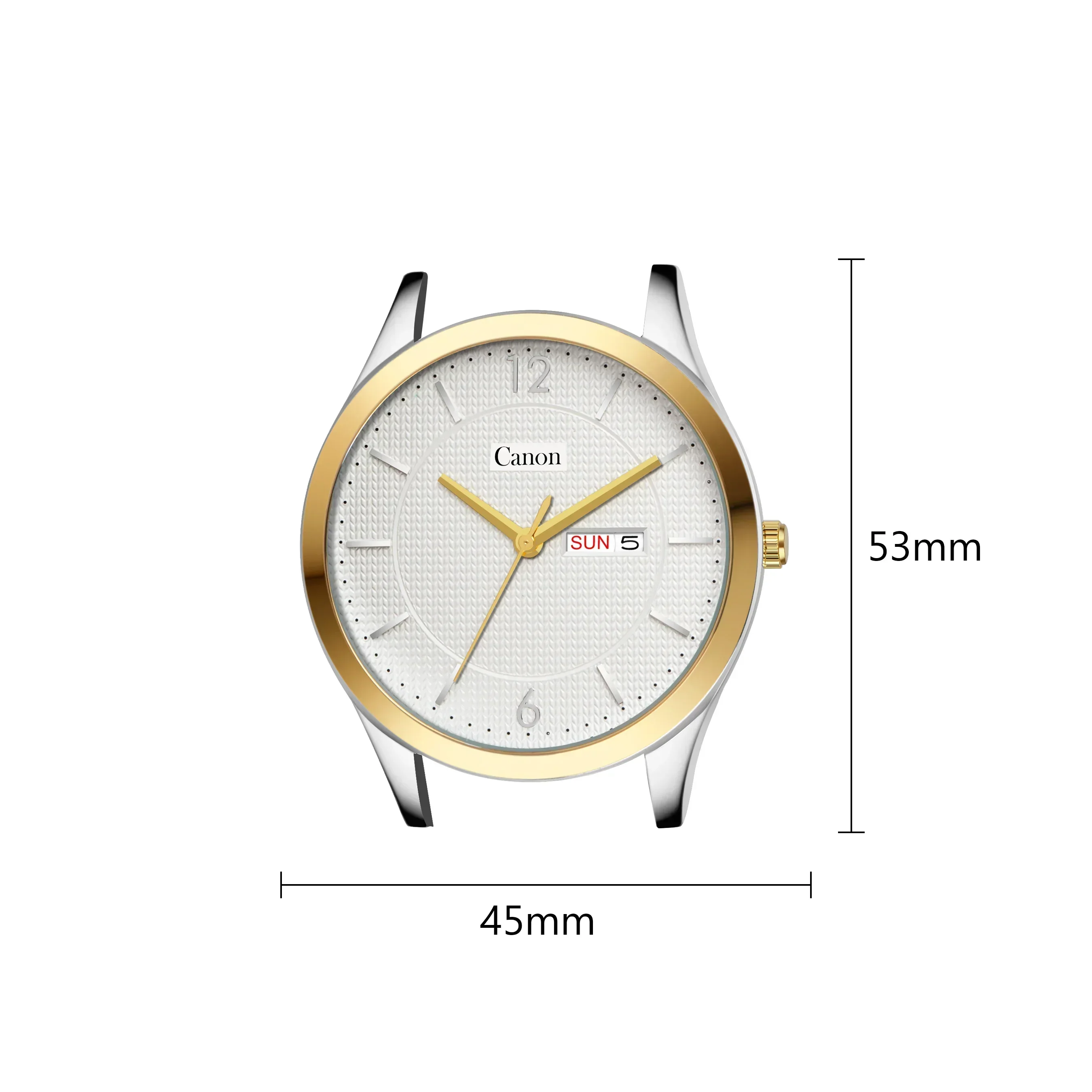 Canon Quartz Golden & Silver Watch for Men CN-431 - Image 5