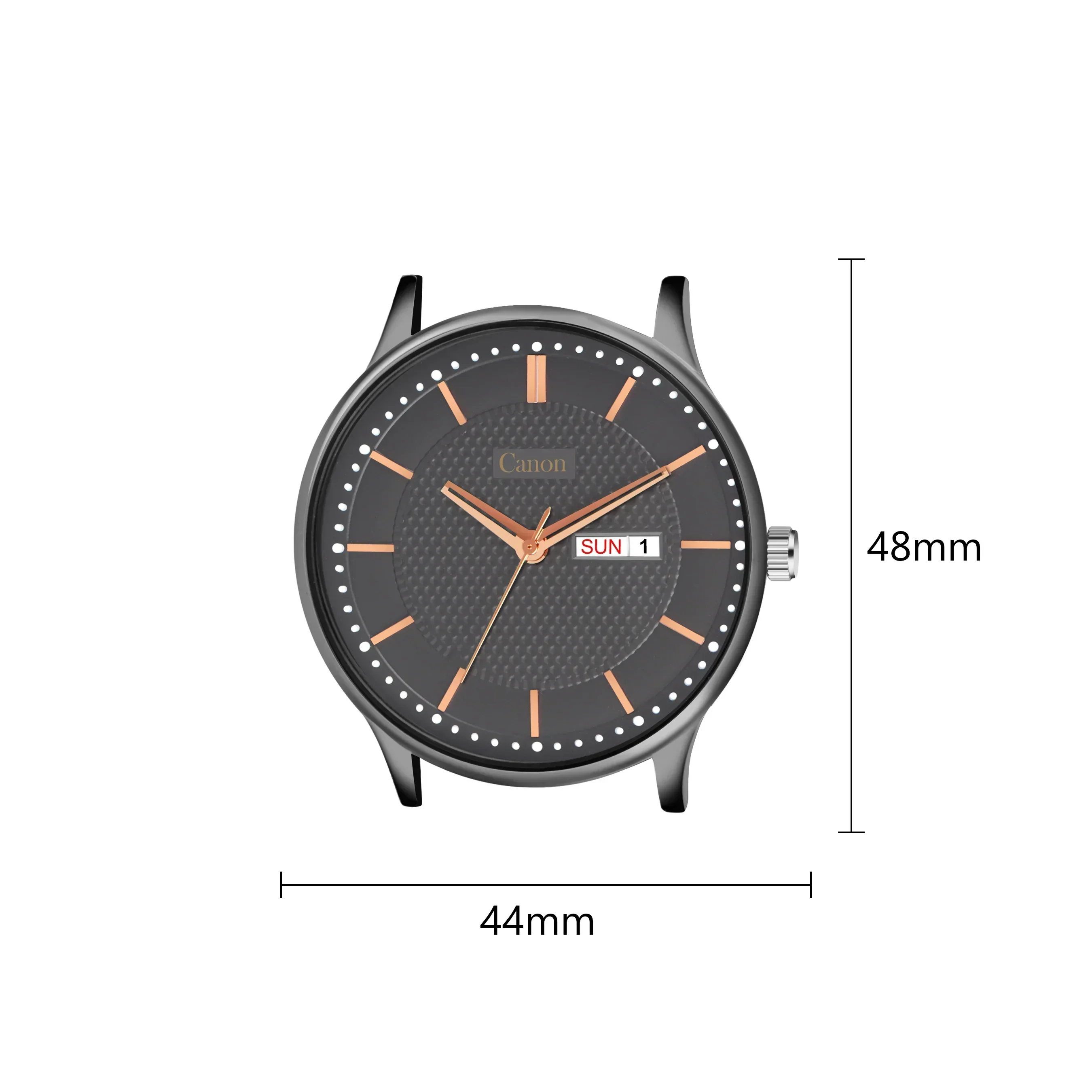 Canon Quartz Grey & Rose Gold Watch for Men CN-426 - Image 8