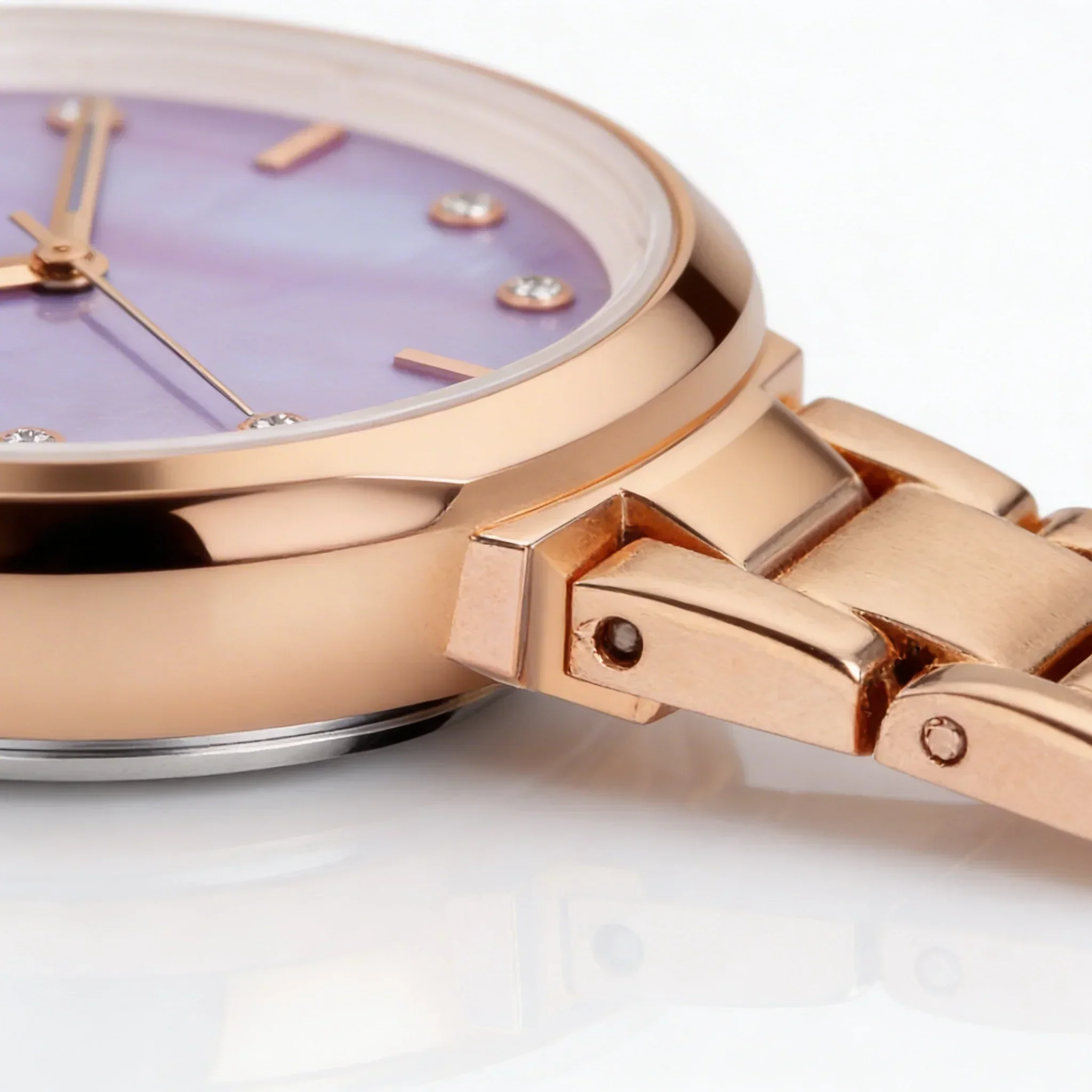 Canon Quartz Mother of Pearl Watch For Her - Lavender - Image 7