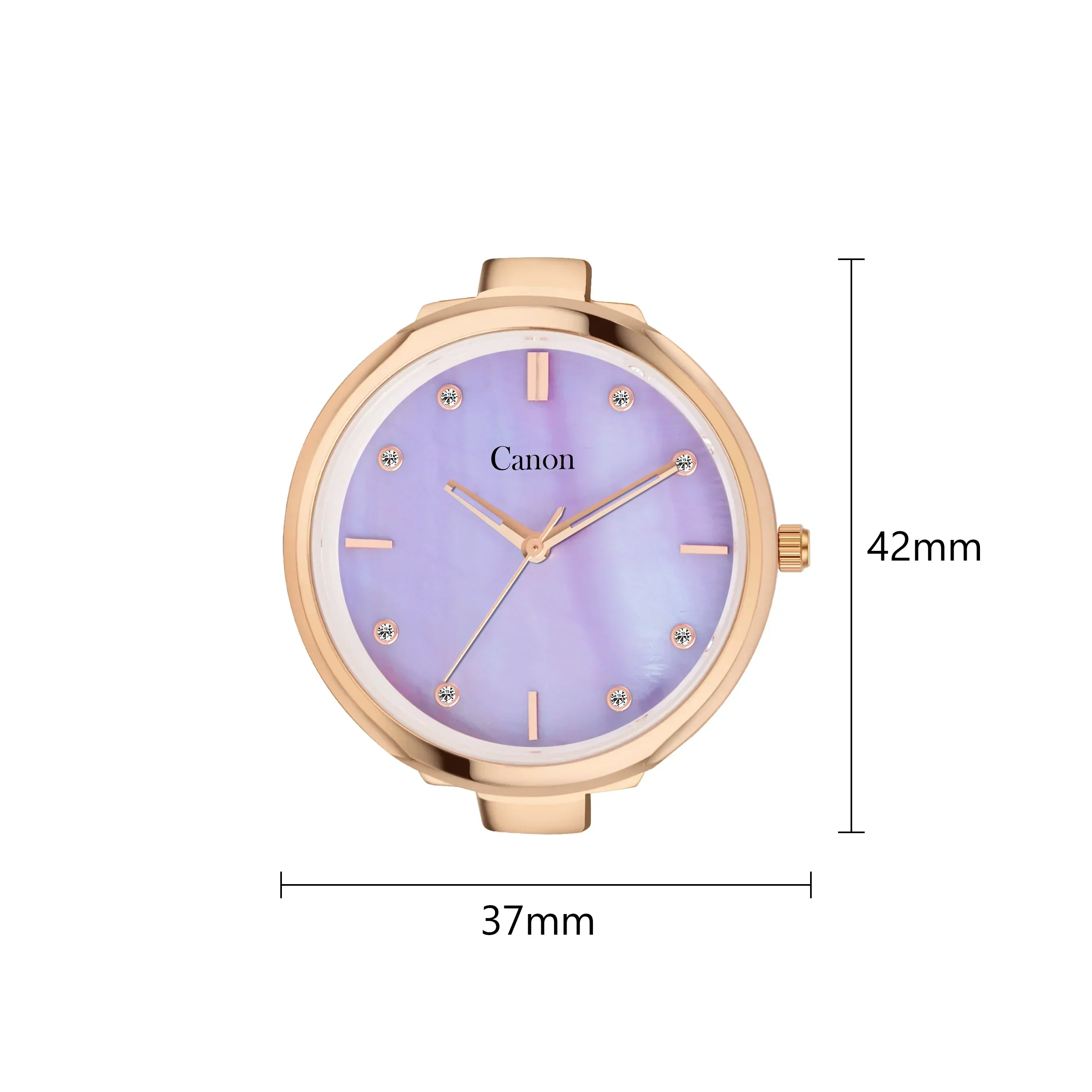 Canon Quartz Mother of Pearl Watch For Her - Lavender - Image 8