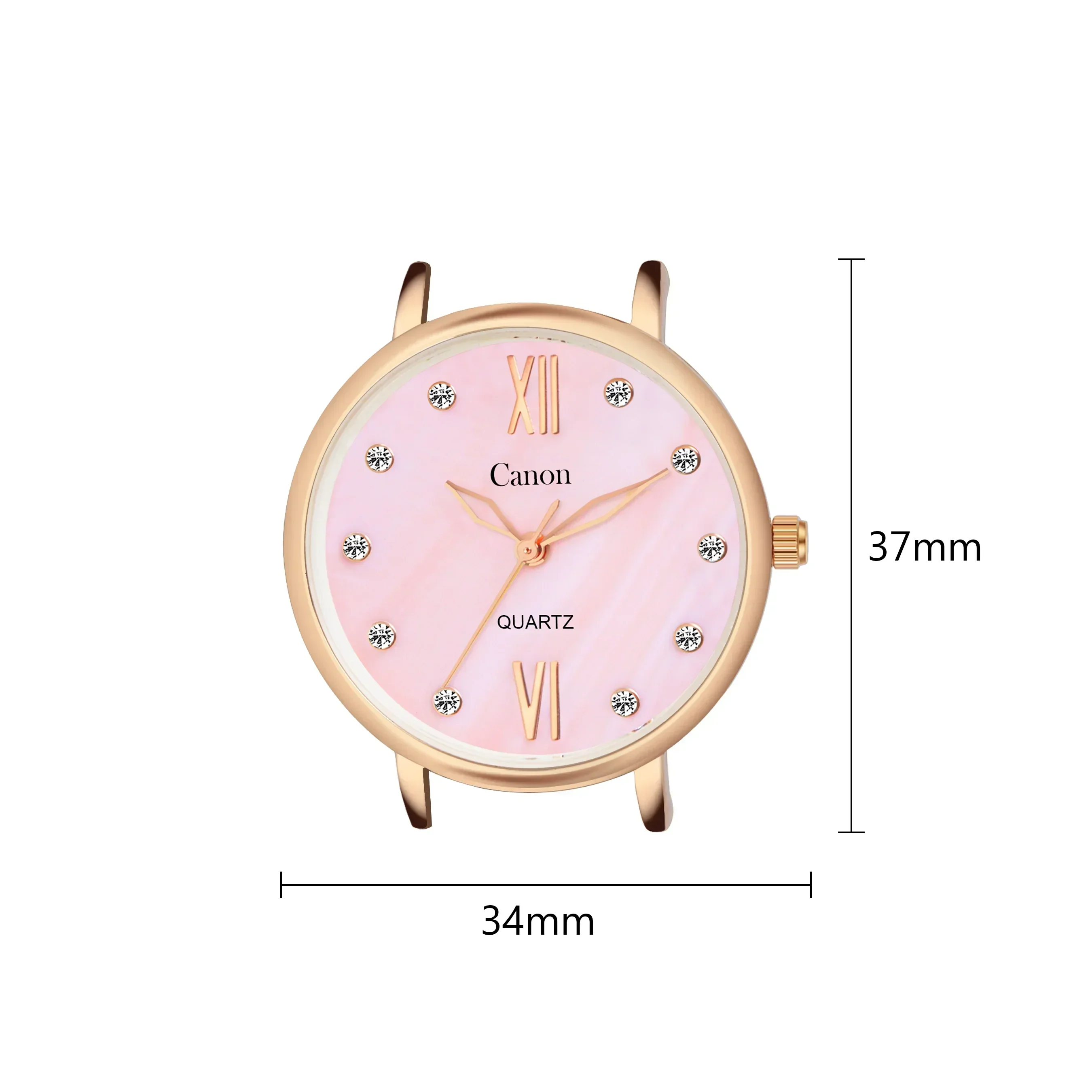 Canon Quartz Mother of Pearl Watch For Women - Pink - Image 8