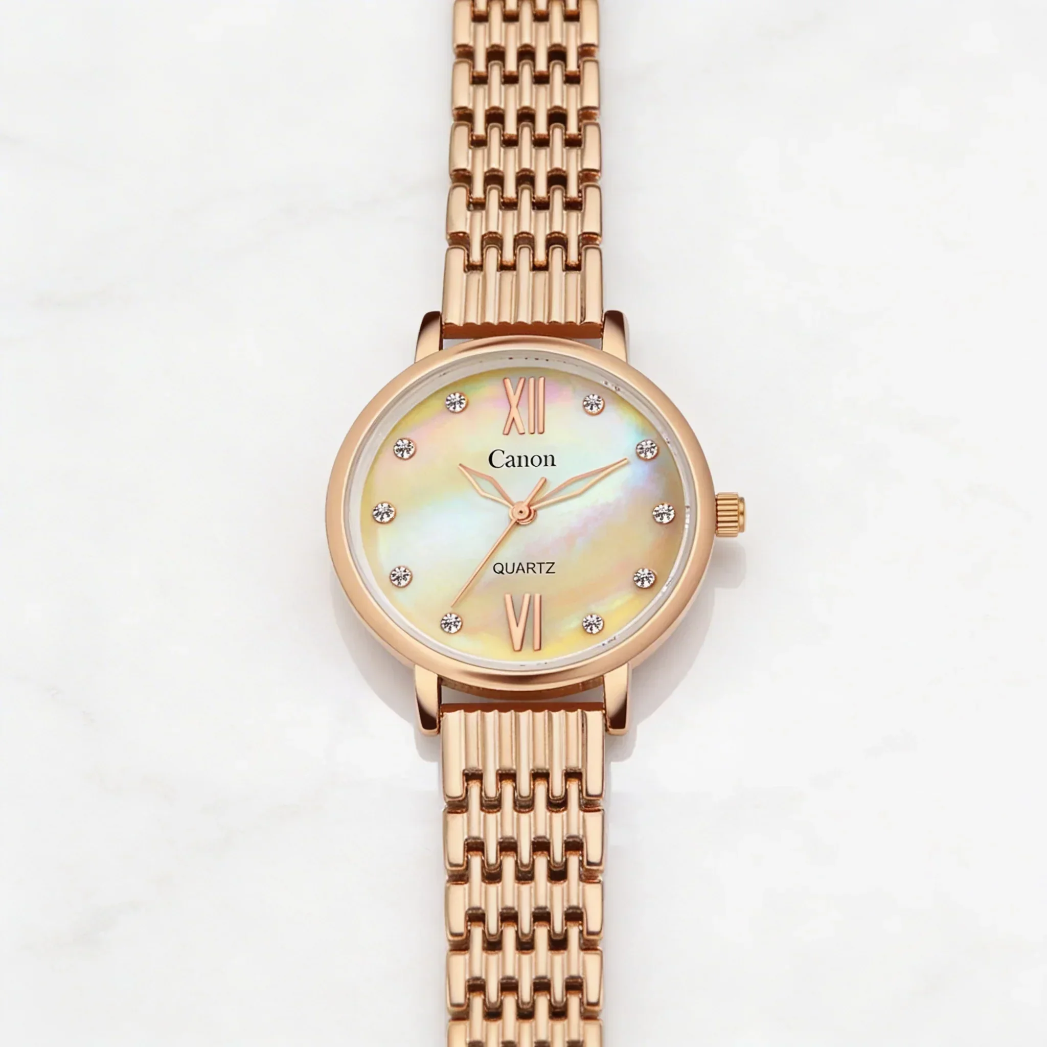 Canon Quartz Mother of Pearl Watch For Women - Sunset Shade - Image 7