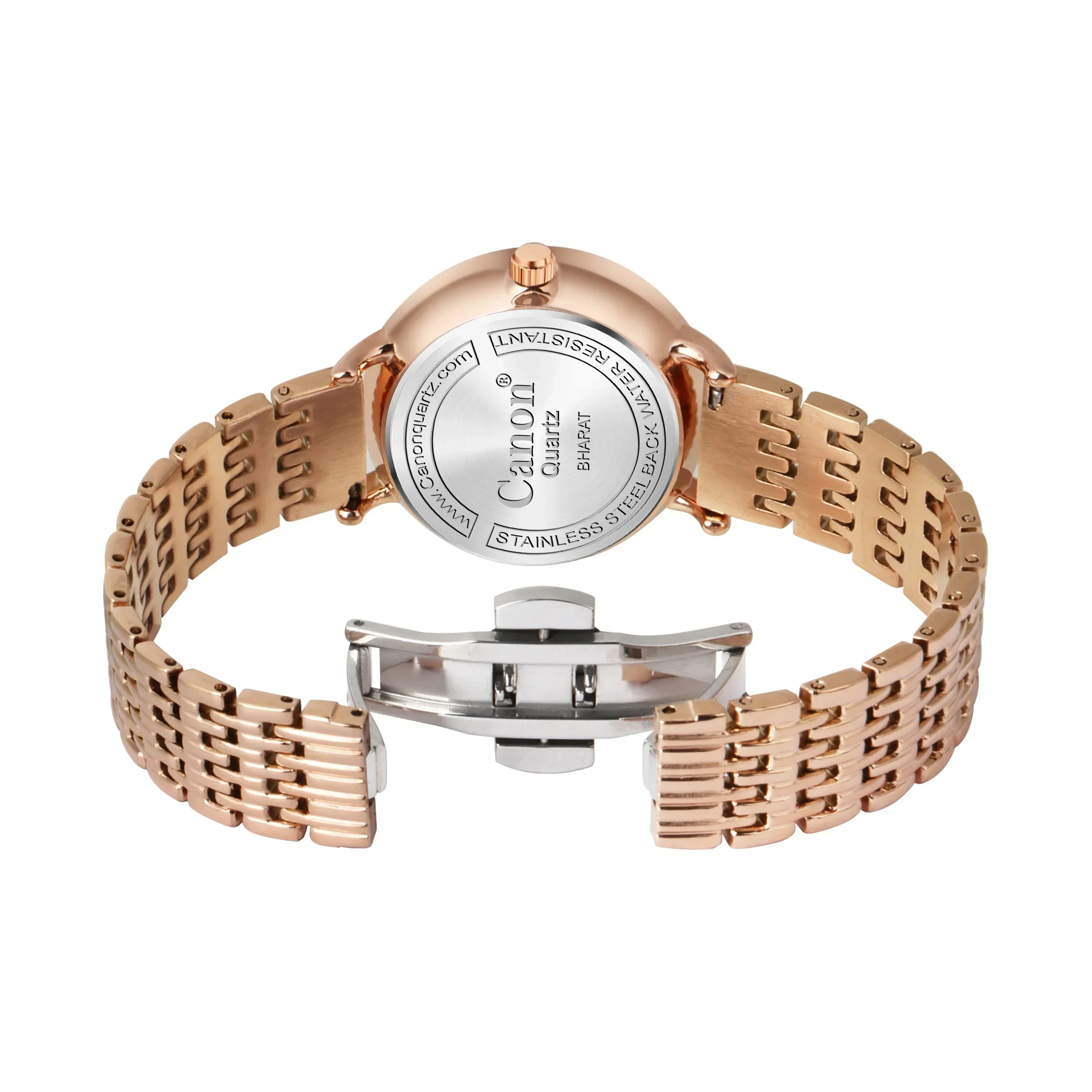 Canon Quartz Mother of Pearl Watch For Women - White - Image 4