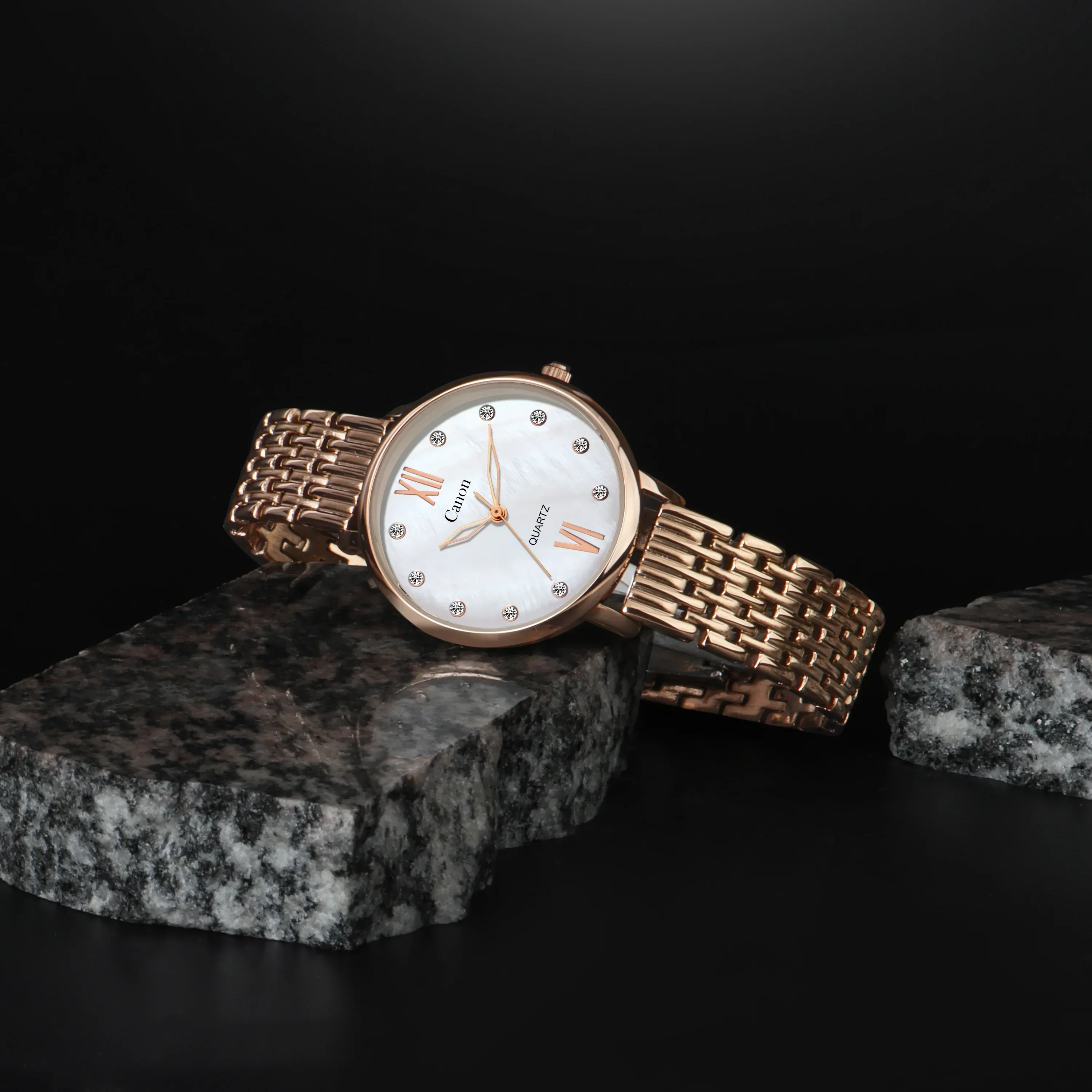 Canon Quartz Mother of Pearl Watch For Women - White - Image 8