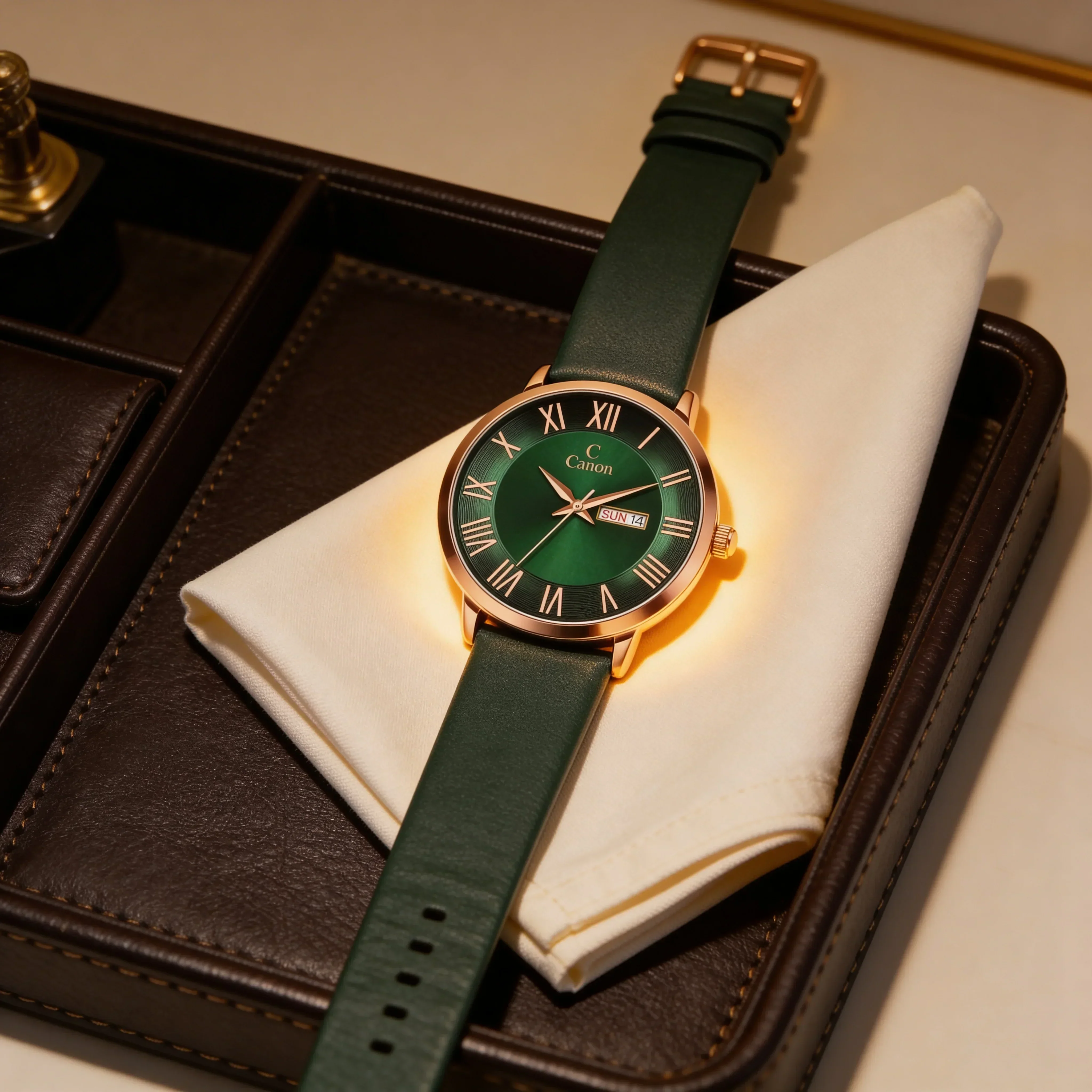Canon Quartz Roman Dial Watch CN-320 - Image 4