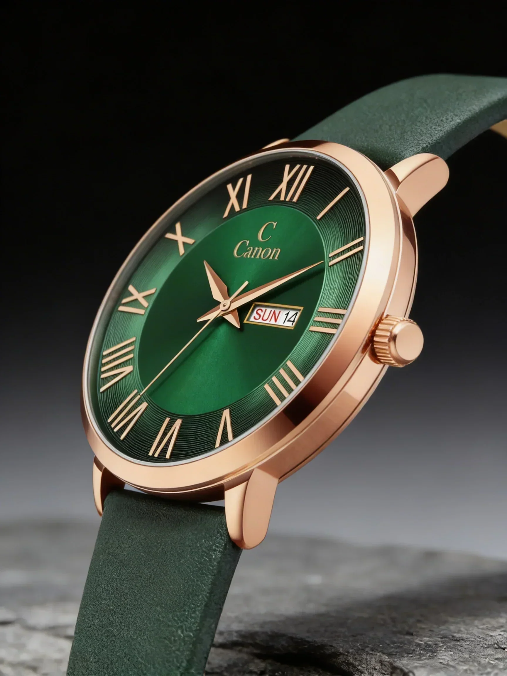 Canon Quartz Roman Dial Watch CN-320 - Image 6