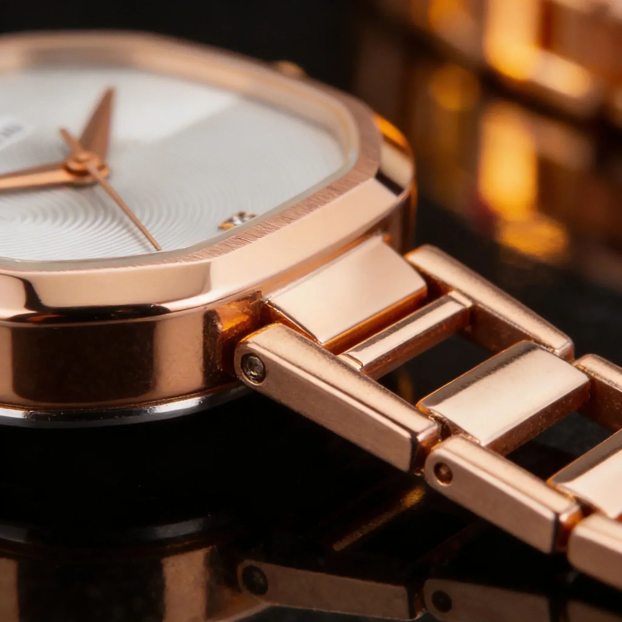 Canon Quartz Square Watch For Women - White - Image 5