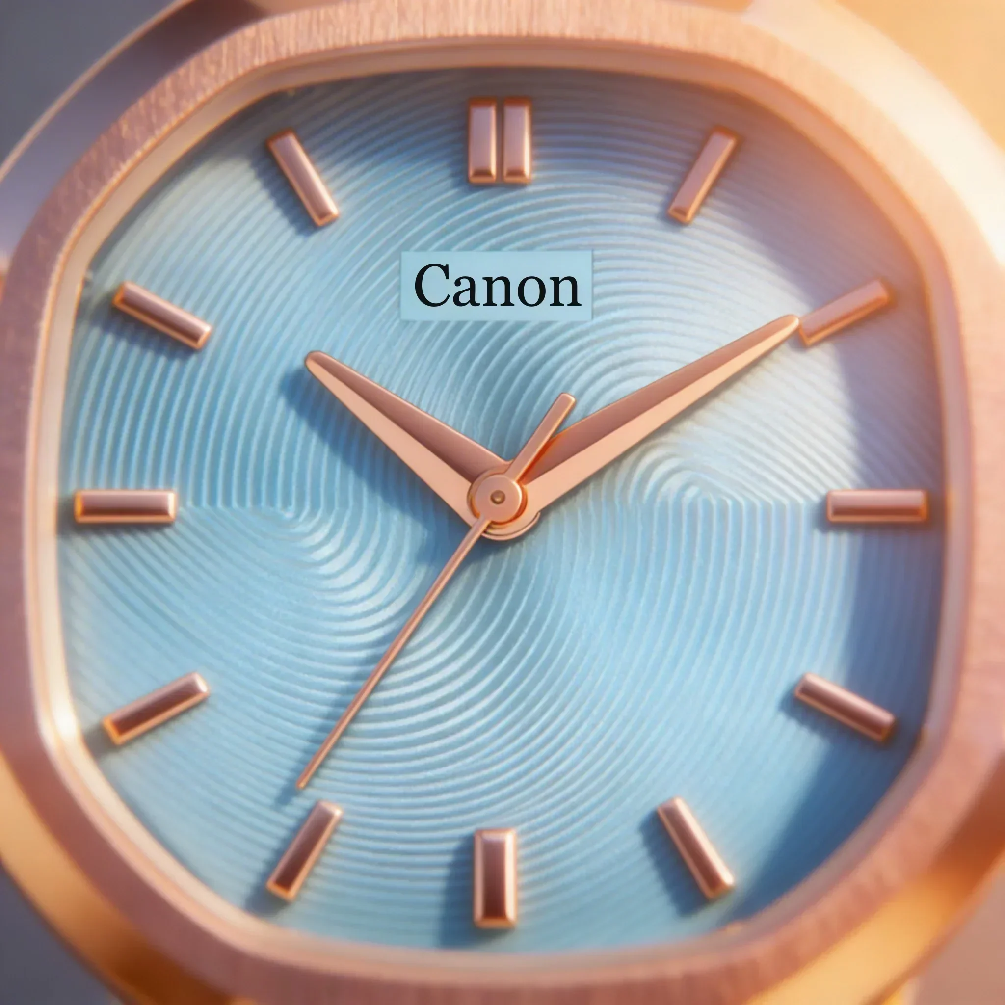 Canon Quartz Watch For Women Square Sky Blue - Image 3