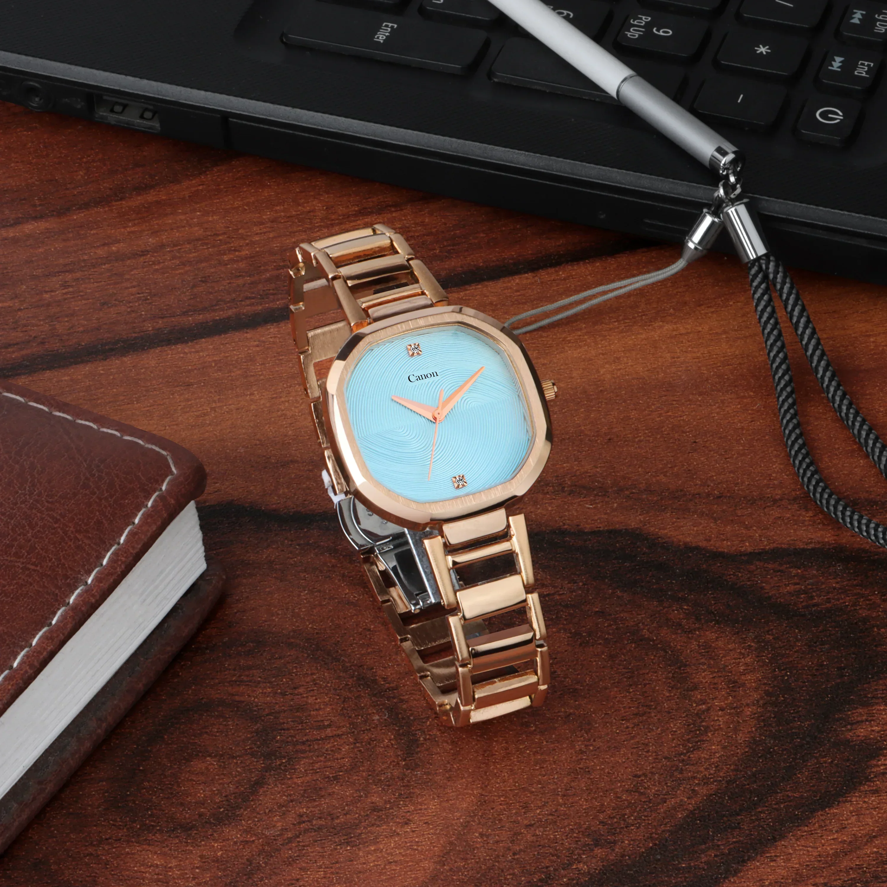 Canon Quartz Watch For Women Square Sky Blue - Image 8