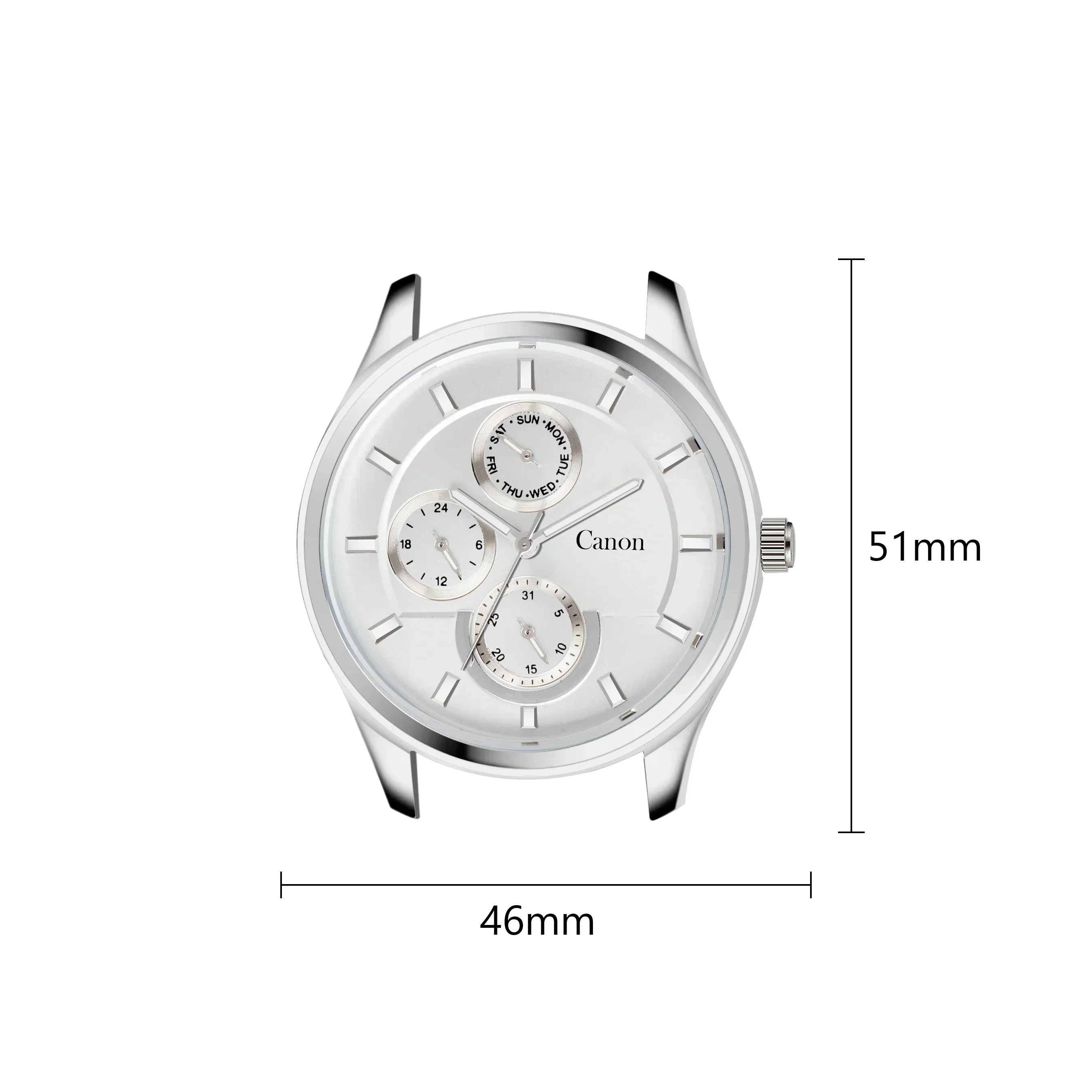 Dominion Series Silver & White Multi-Function Watch - 475 - Image 4
