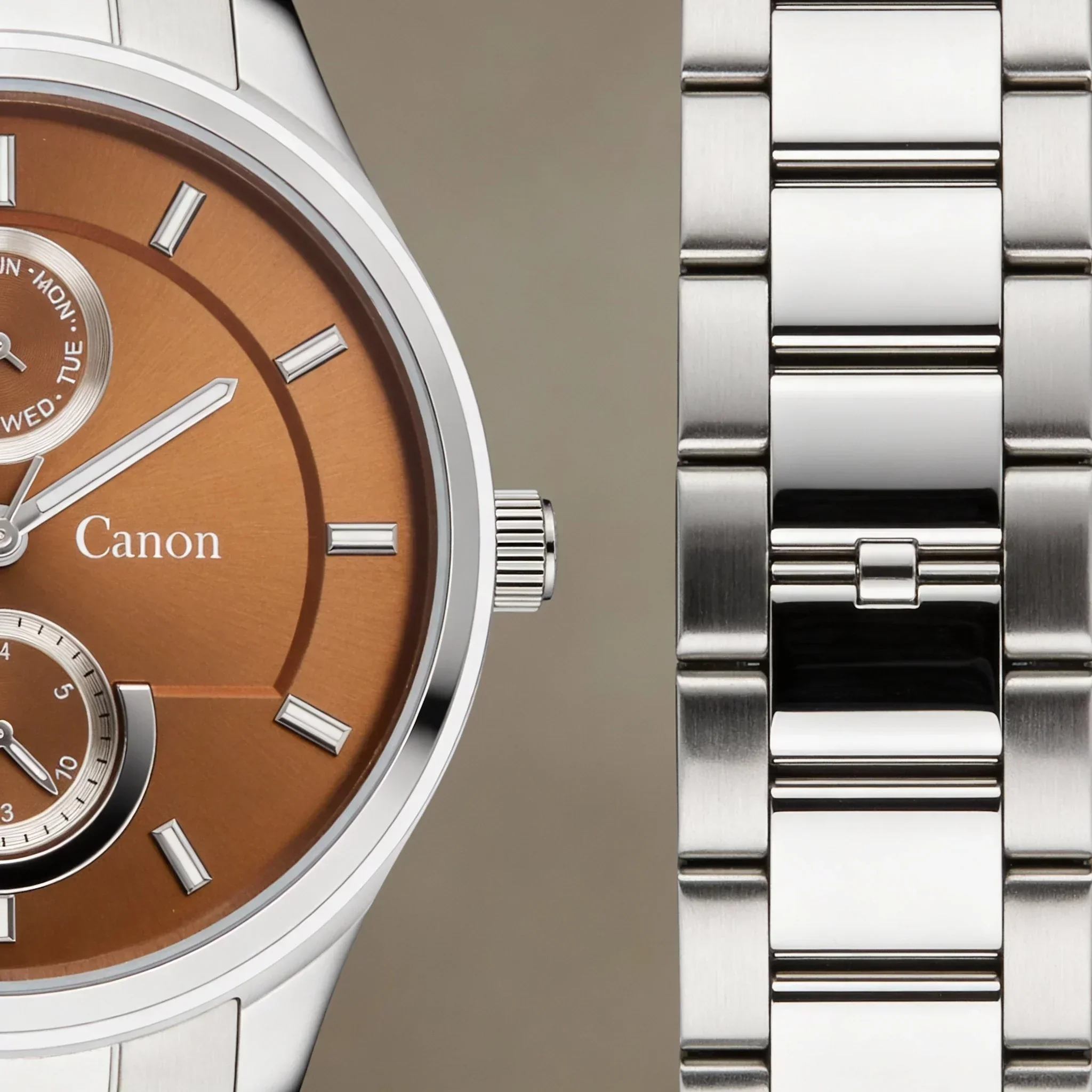 Dominion Series Silver & Brown Multi-Function Watch - 472 - Image 5