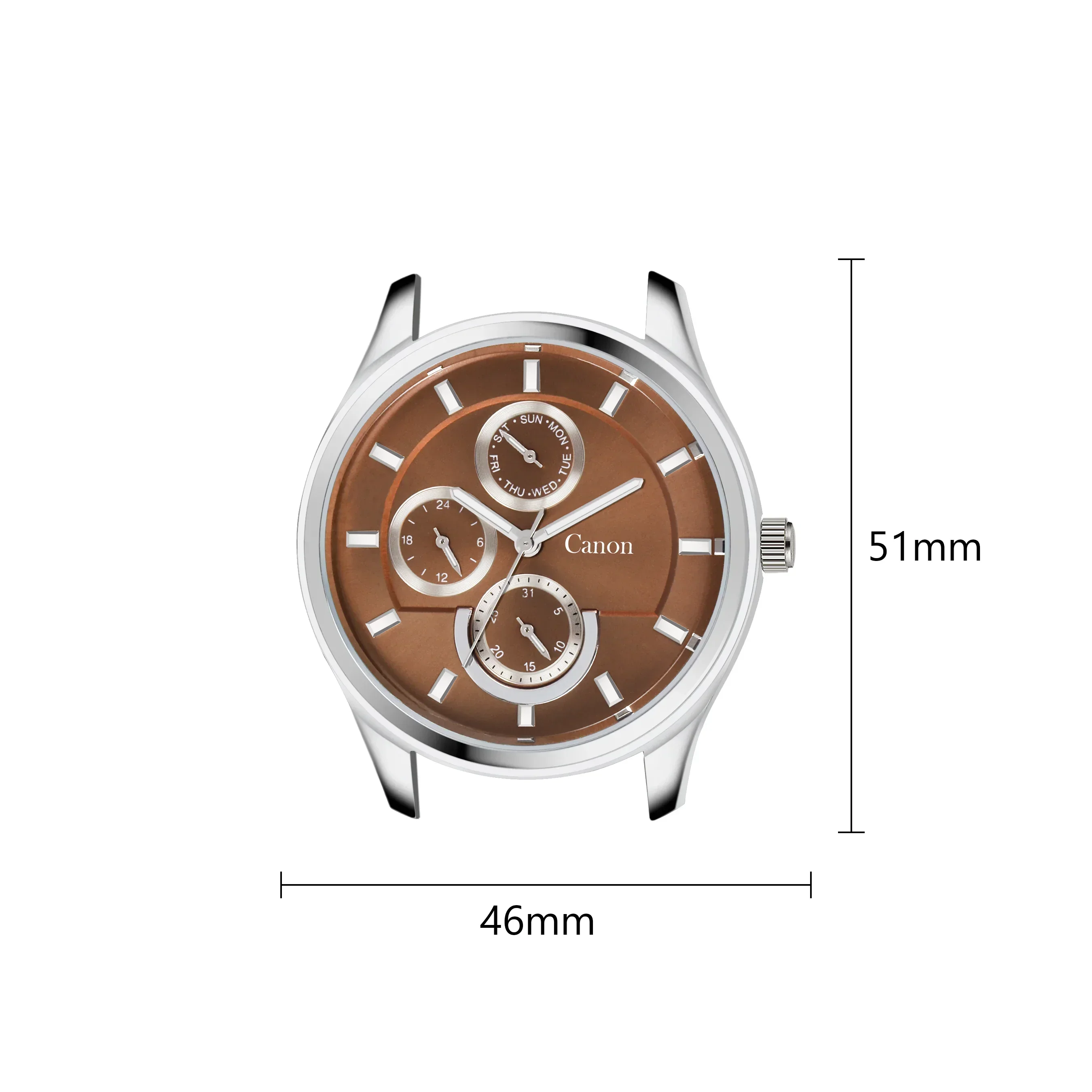 Dominion Series Silver & Brown Multi-Function Watch - 472 - Image 6