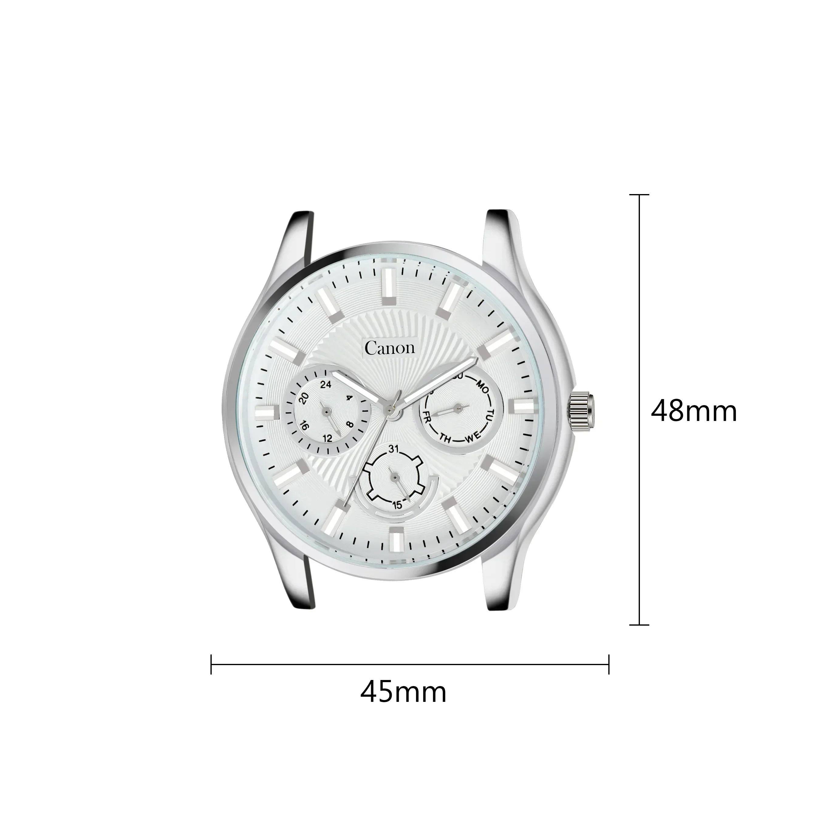 Dominion Silver White Dial Watch - 469 - Image 3