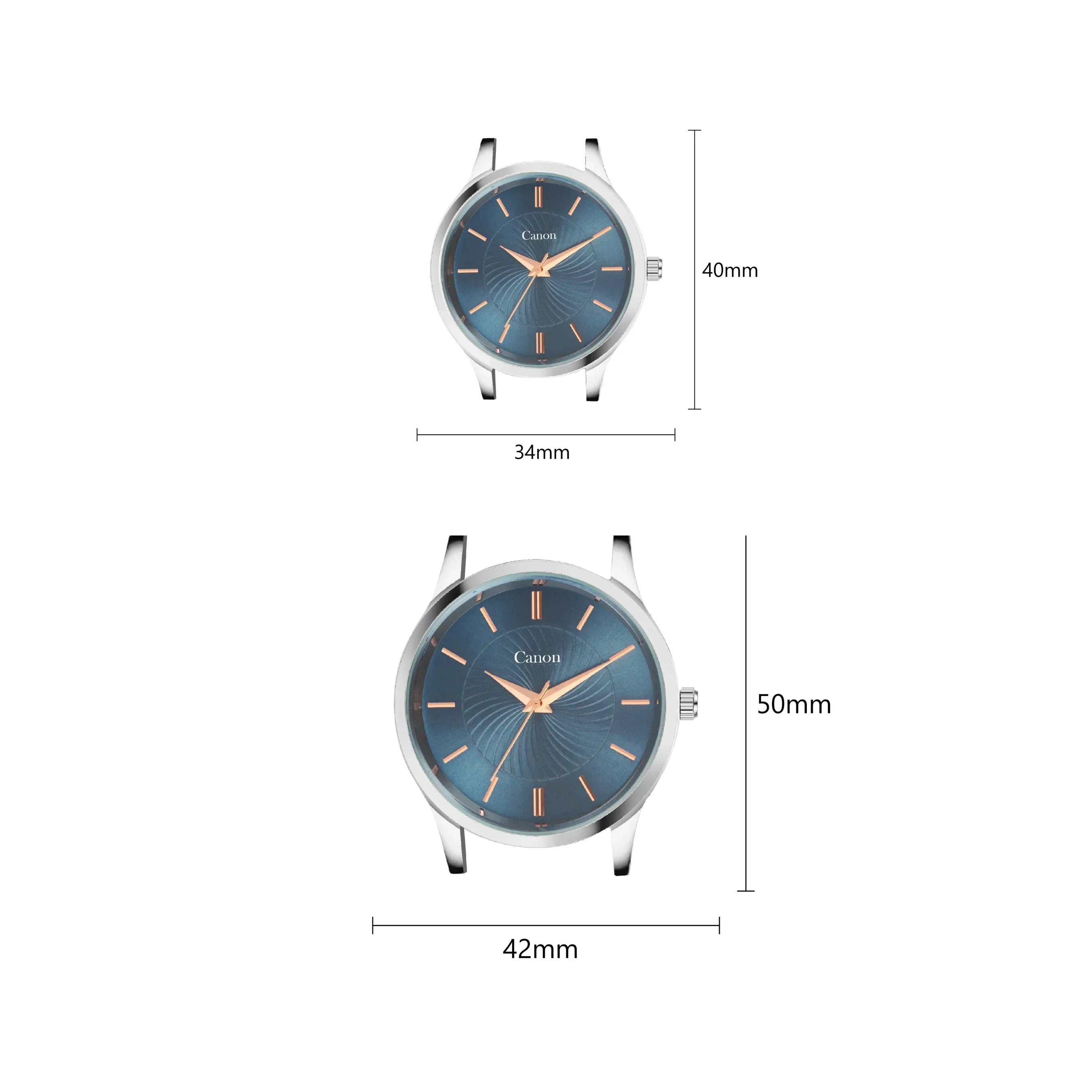 Eternal Couple Watch Set | Silver & Blue 486 - Image 5