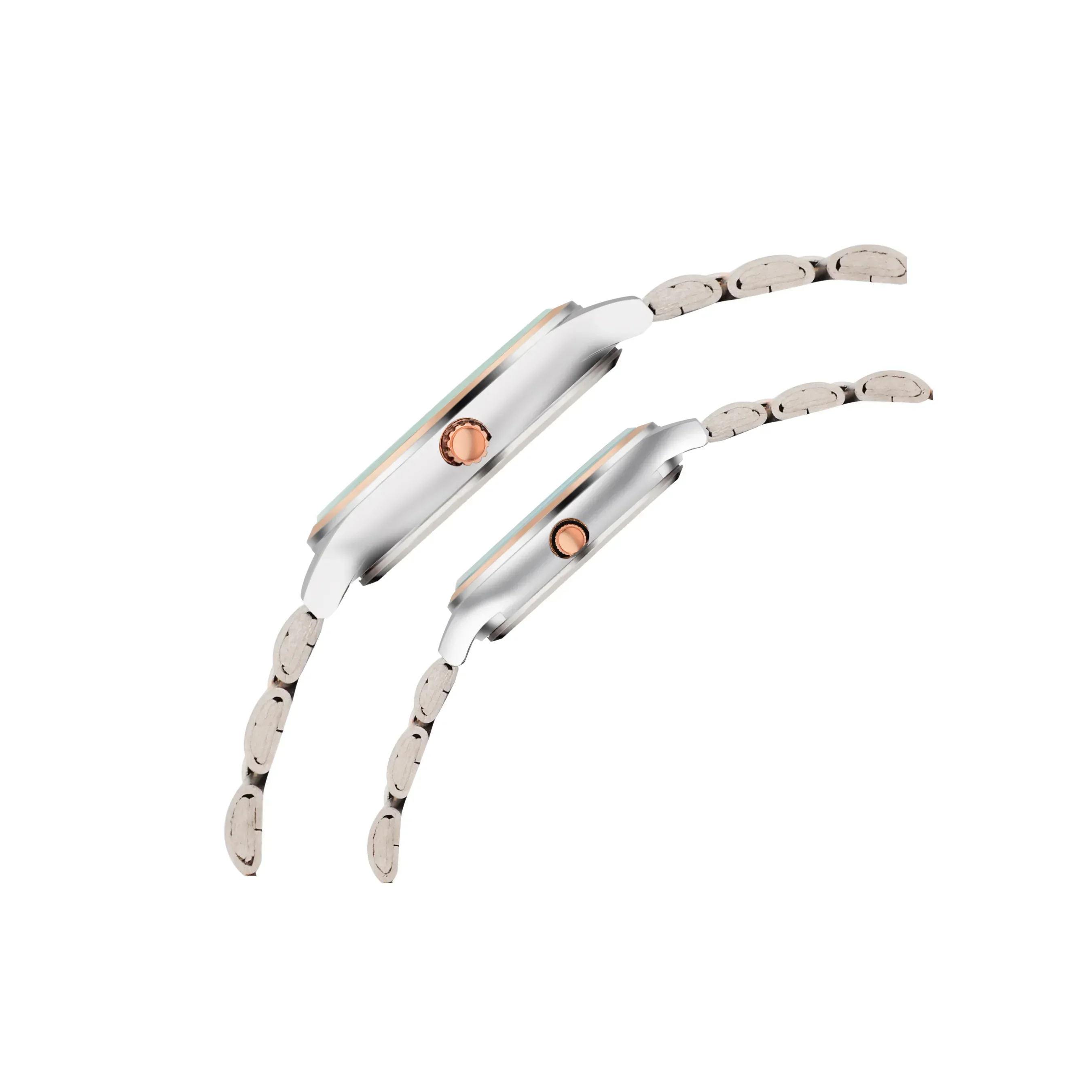 Eternal Couple Watch Set | Silver & Rose Gold Pair - 481 - Image 5