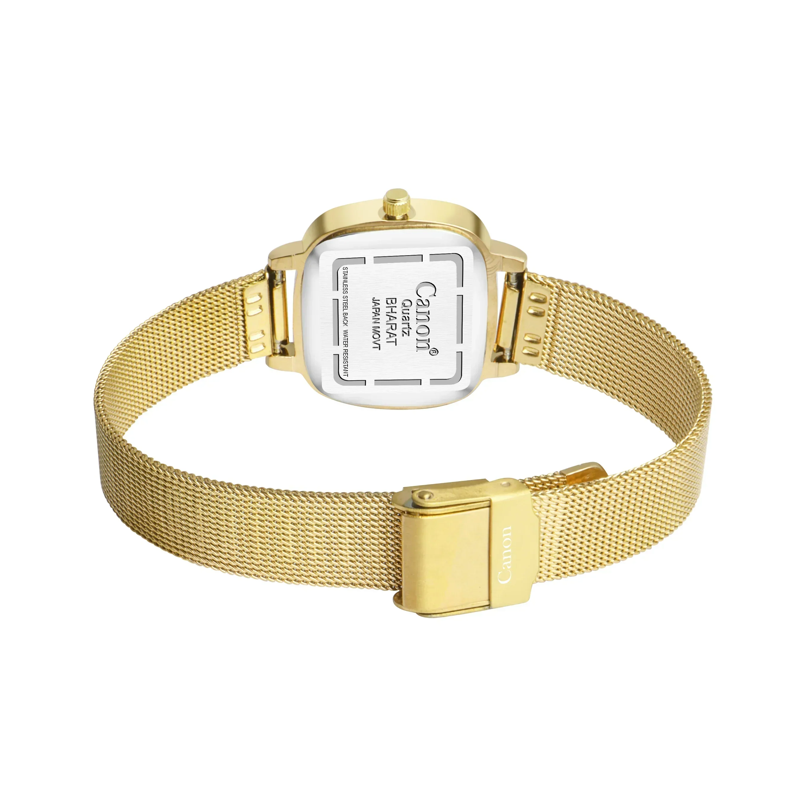 Classic Golden Vintage Watch For Women 452 - Image 9