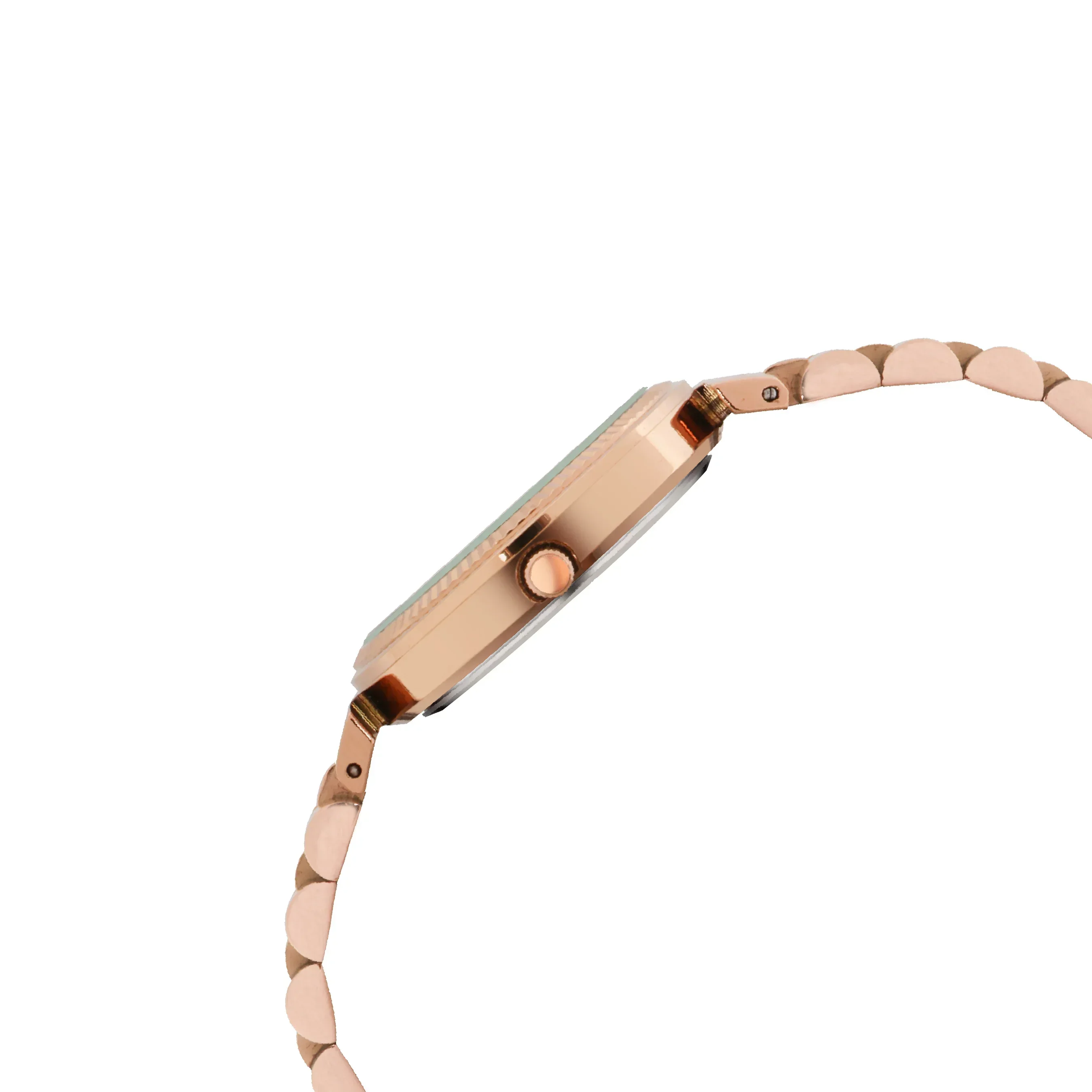 Aureolis Rose Gold Quilted Dial Women’s Canon Quartz Watch 487 - Image 7