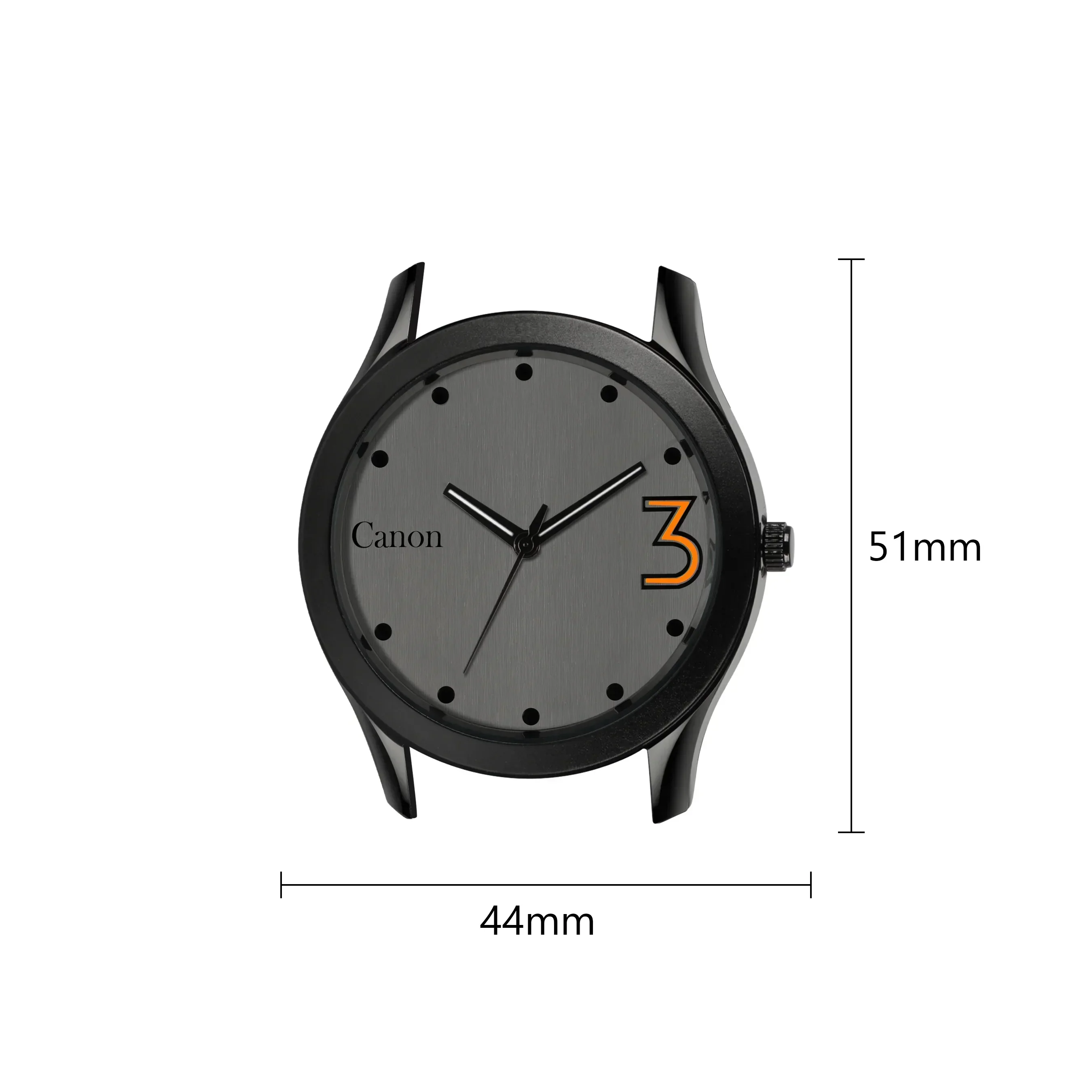 Canon Quartz Black Casual Watch For Men CN-442 - Image 5