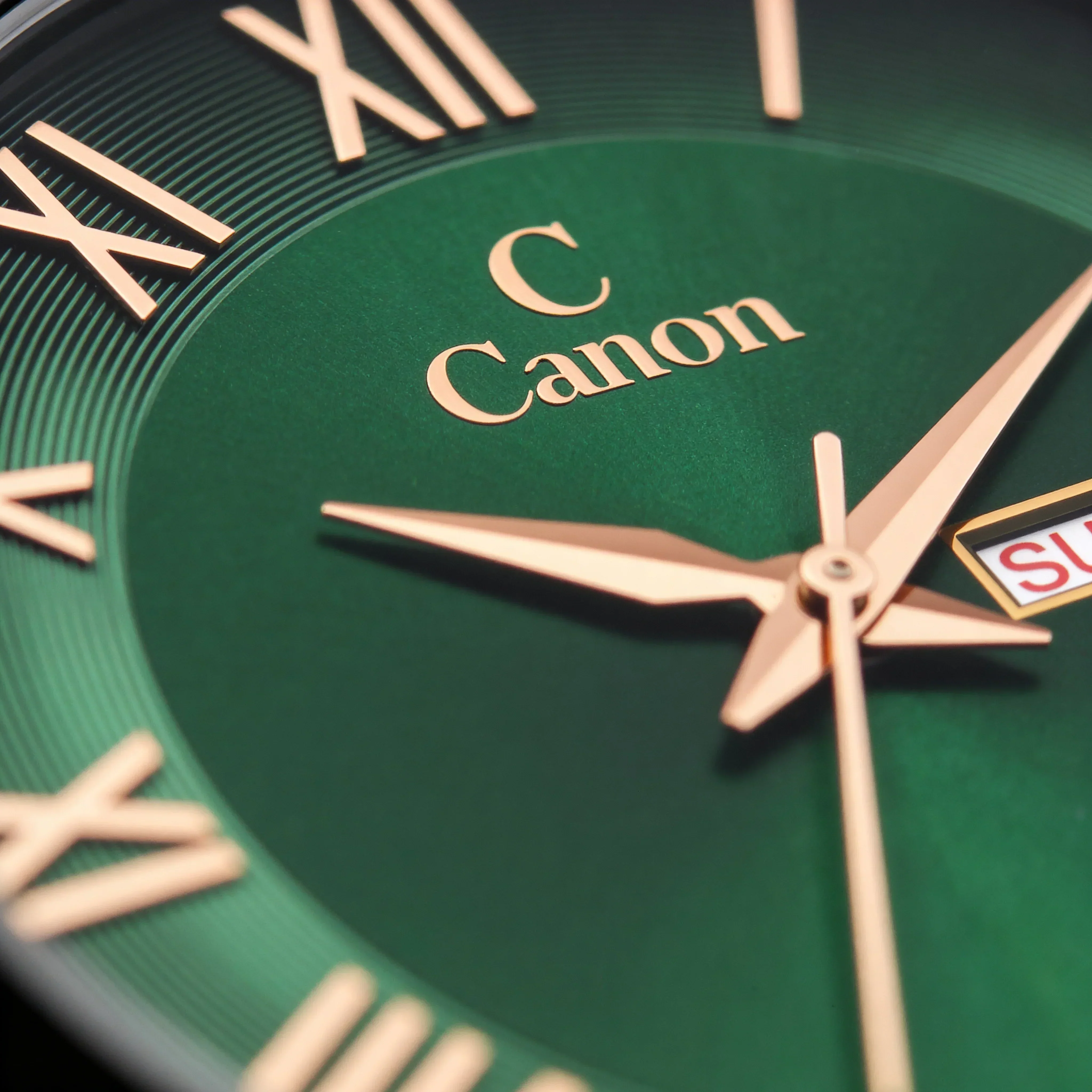 Green & Black Roman Numerals Watch 330 - Image 3