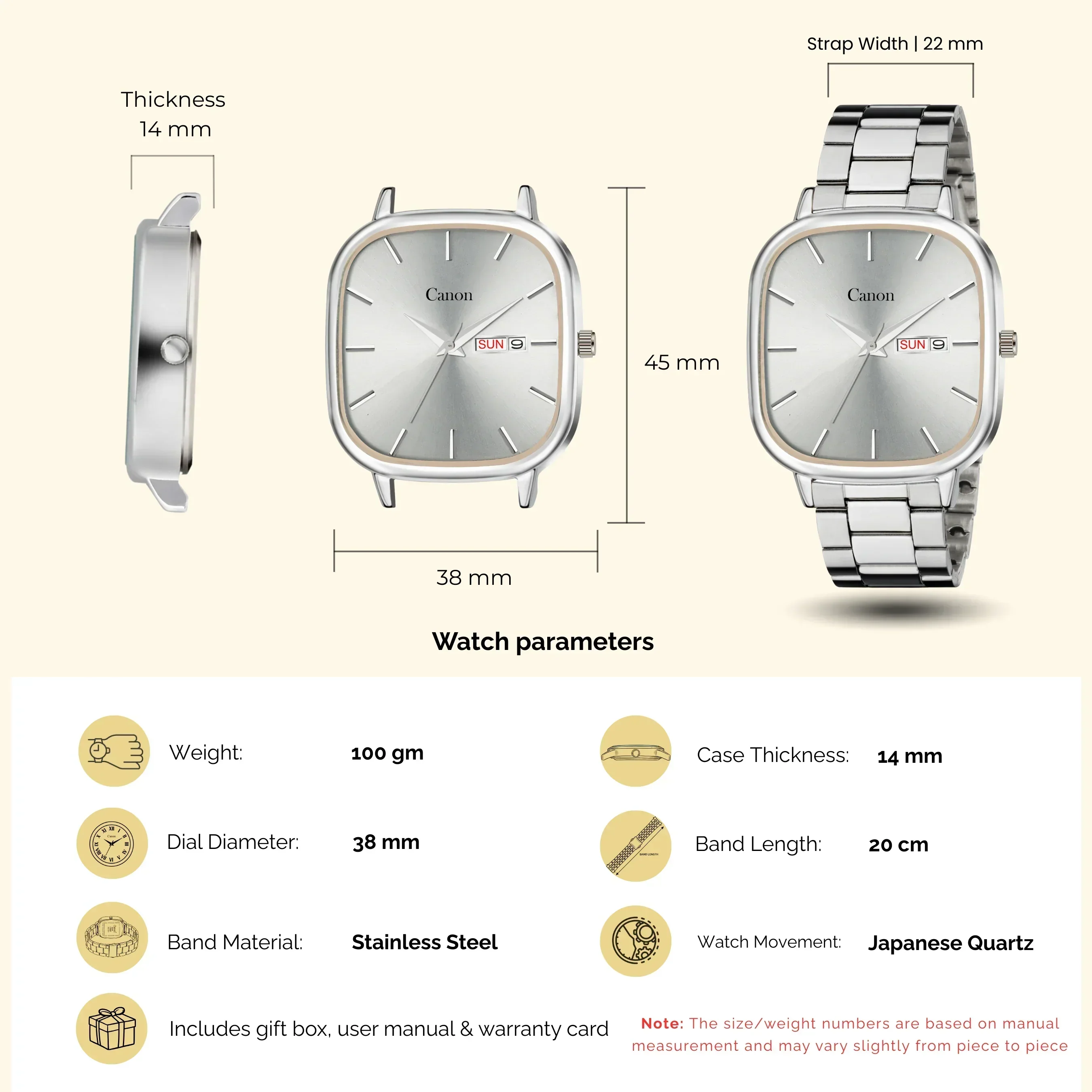 Lucid Silver Sunburst Soft-Square Watch for Men - 460 - Image 10