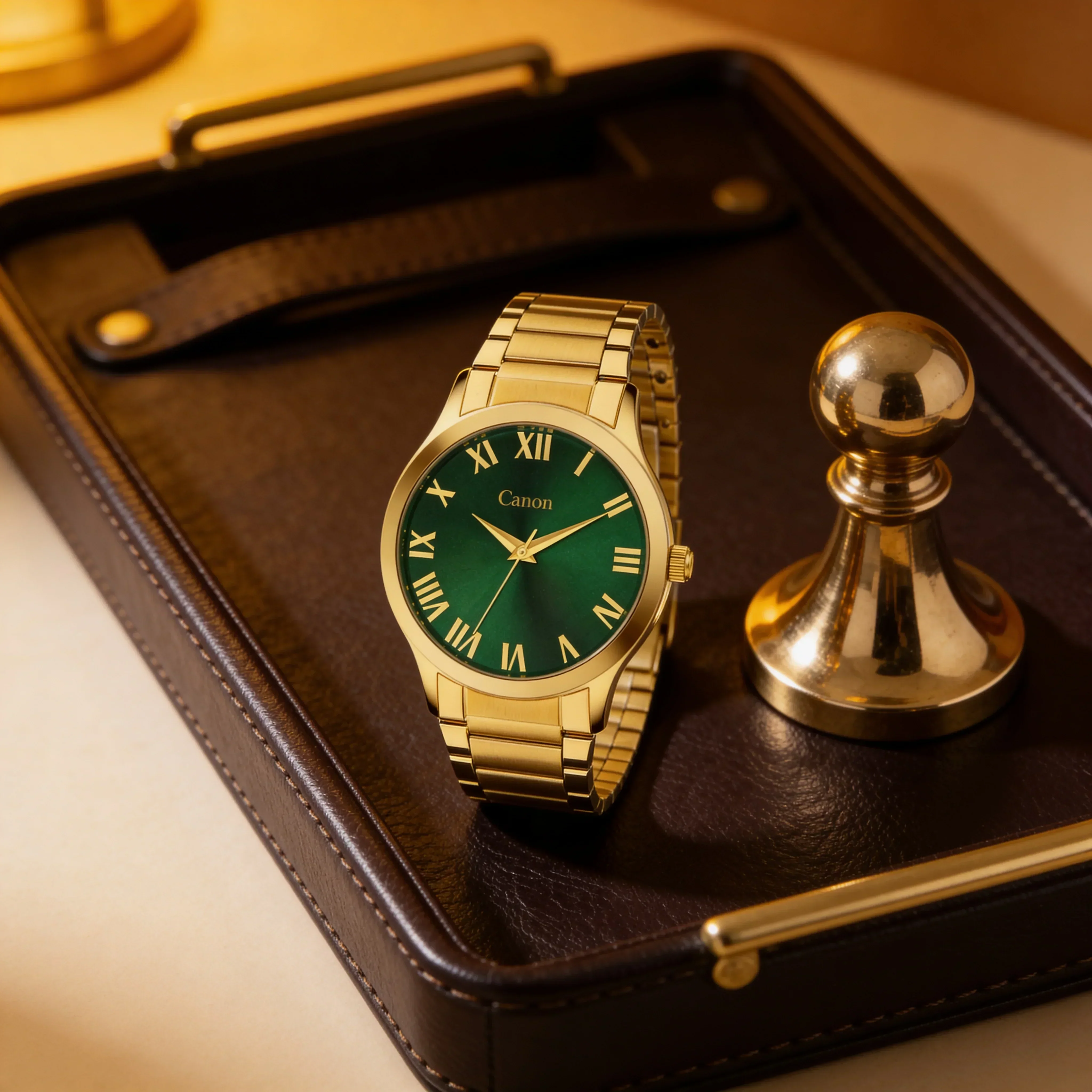 Canon Quartz Roman Dial Watch CN-297 - Image 4