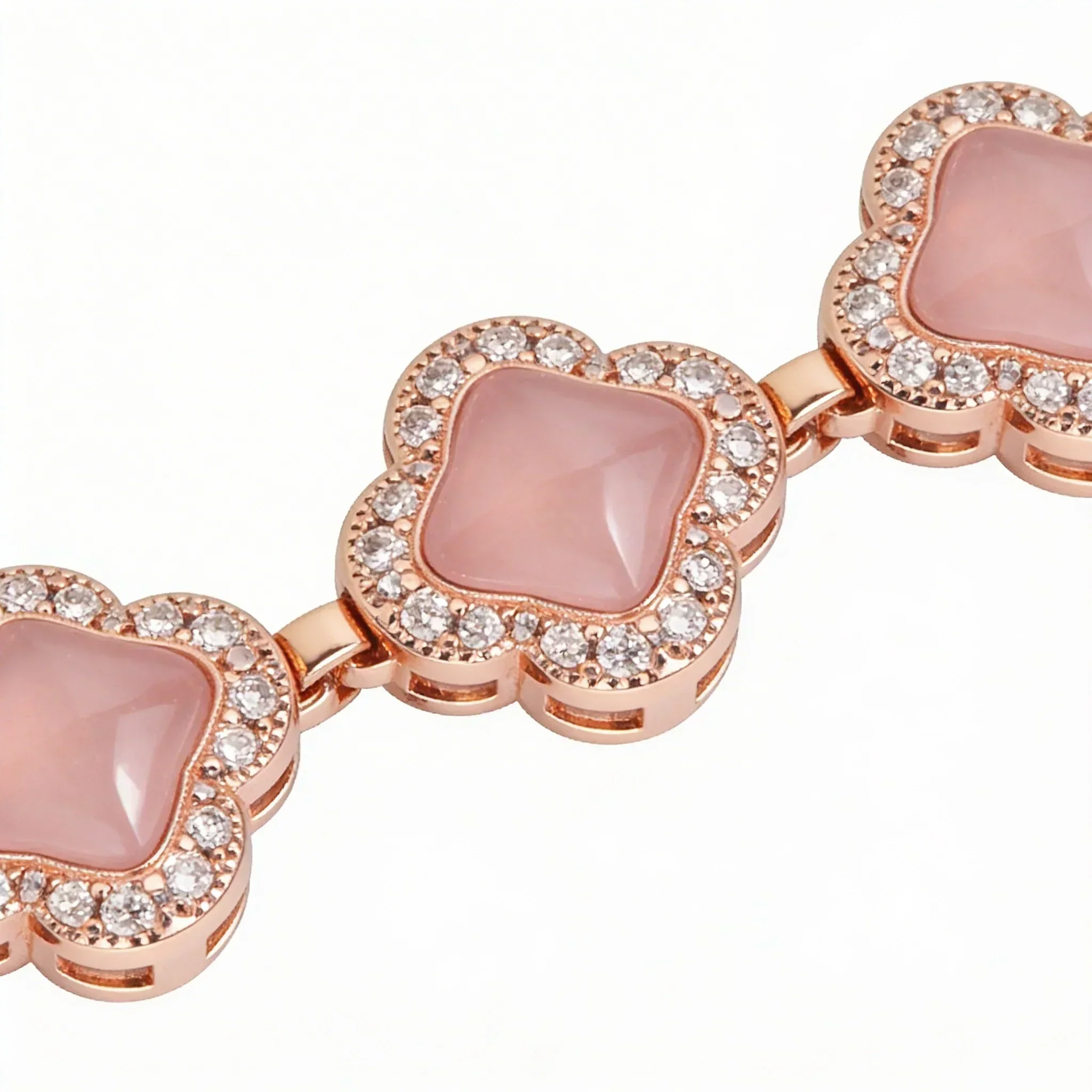 Serenite Rose Gold Blush Pink Watch for Women | Jewellery Bracelet 496 - Image 7