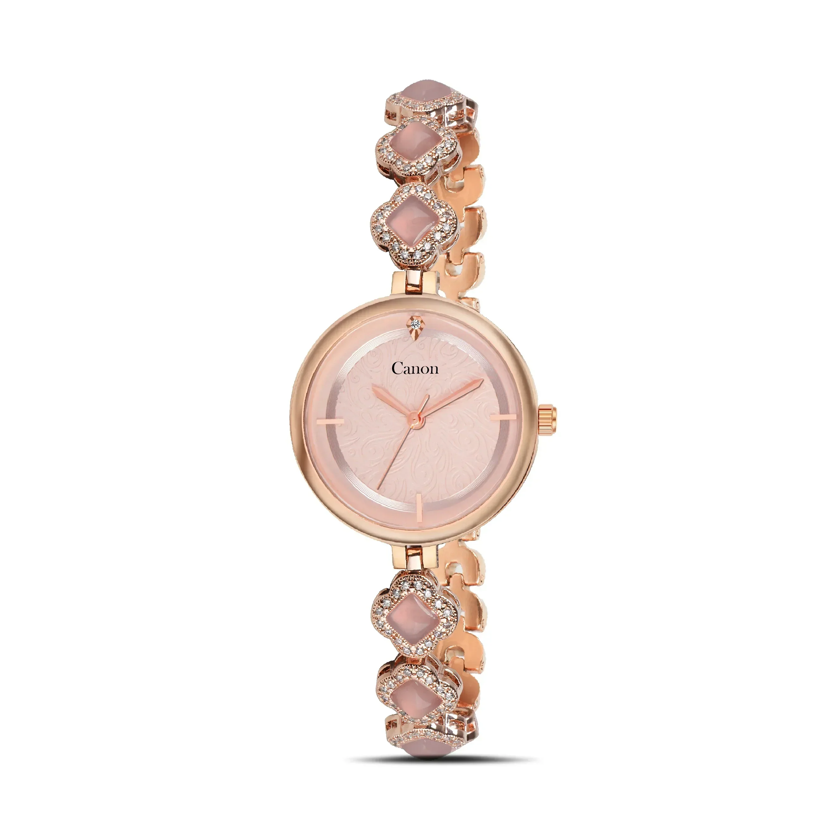 Serenite Rose Gold Blush Pink Watch for Women | Jewellery Bracelet 496 - Image 8
