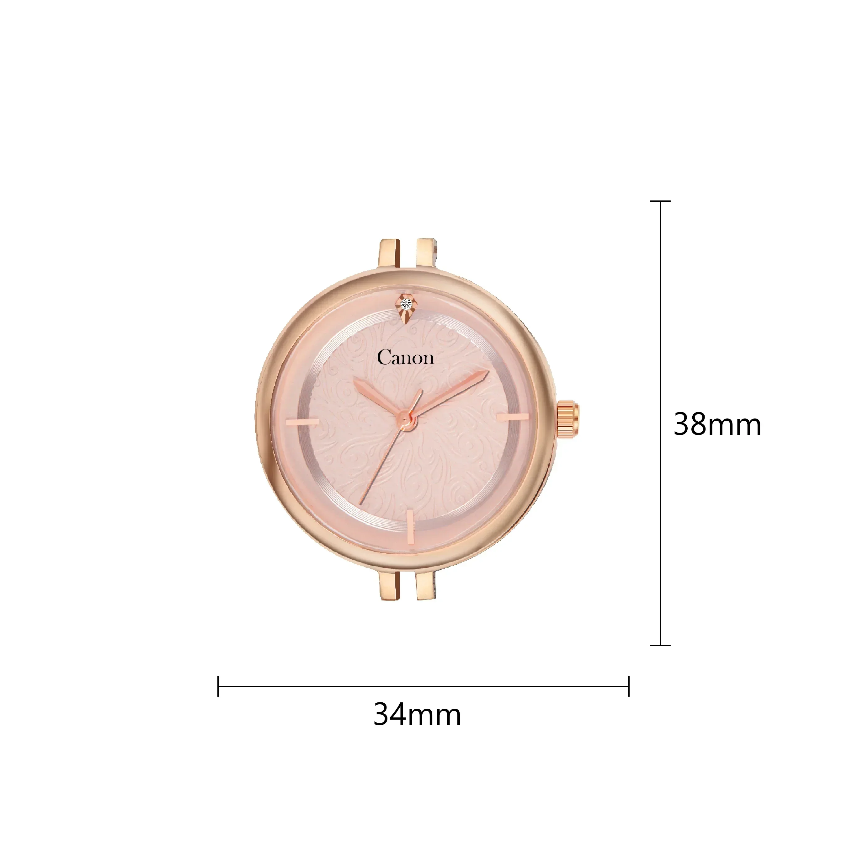 Serenite Rose Gold Blush Pink Watch for Women | Jewellery Bracelet 496 - Image 9