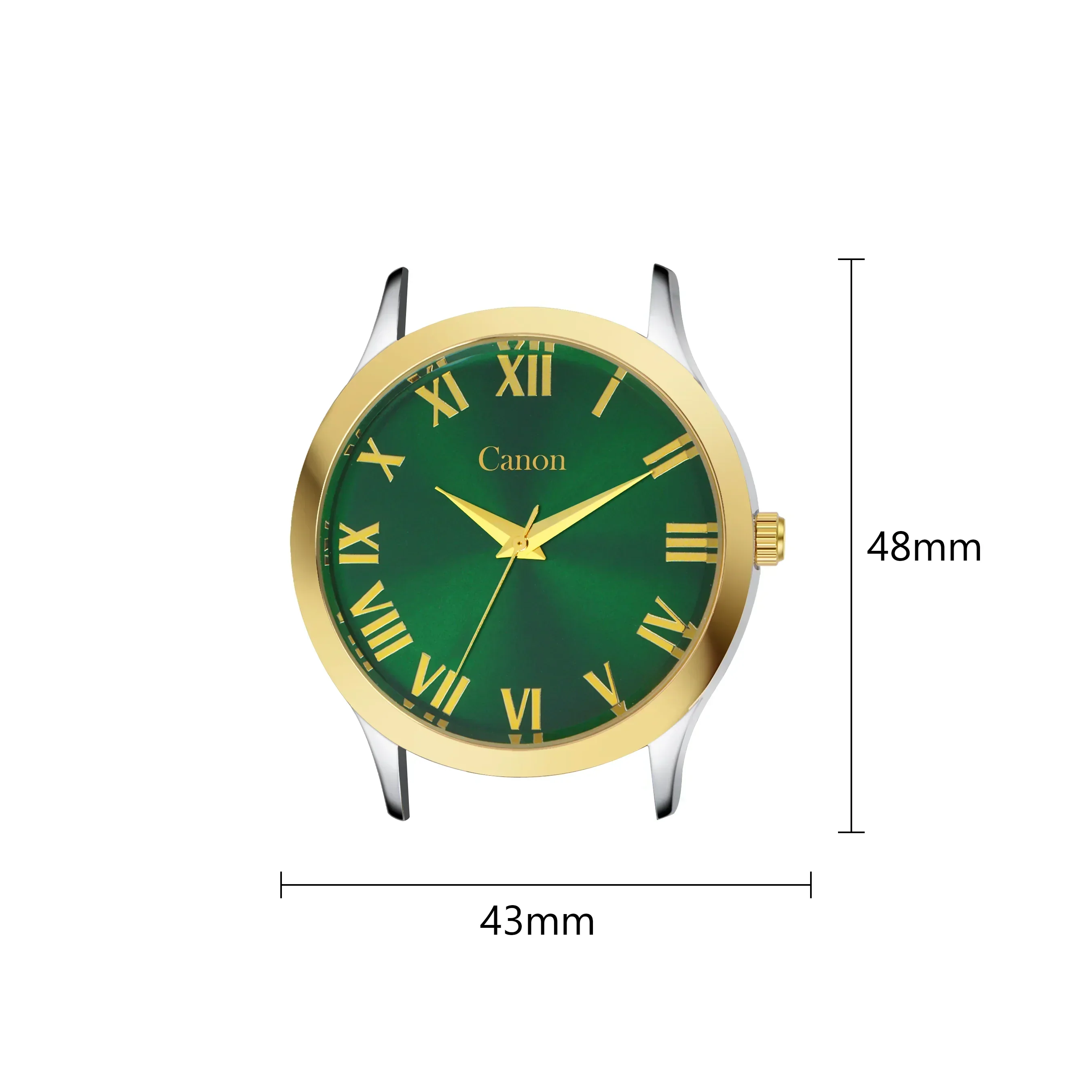 Luxury Vastu Watch - Dual Tone Green Dial CN-457 - Image 8