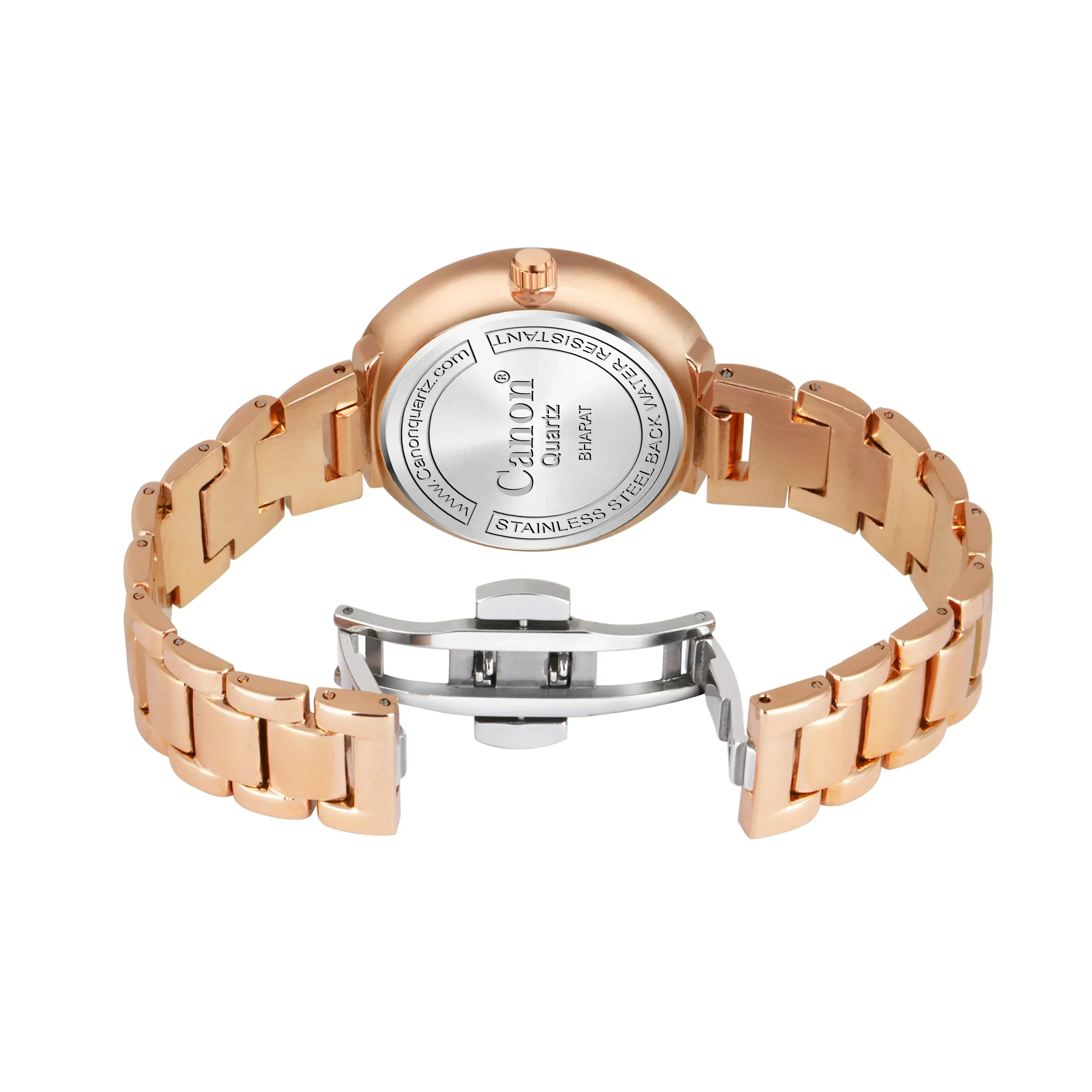 Canon Quartz Mother of Pearl Watch For Her - Sky Blue - Image 8