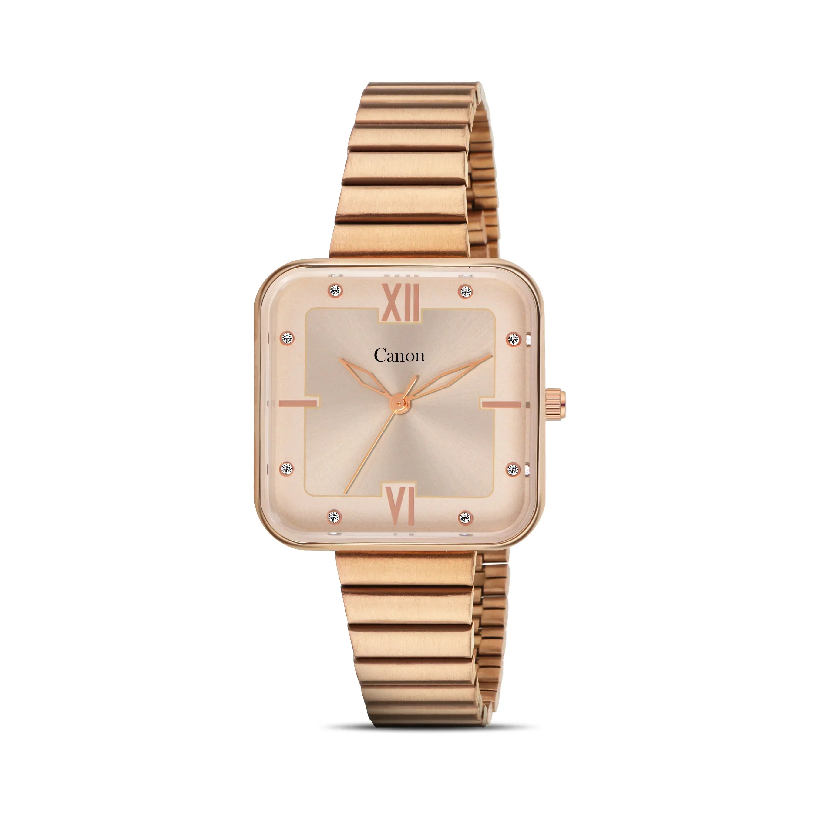 'Emerald'  Green & Rose Gold Watch For Women CN-453 - Image 10